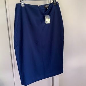 The Limited - blue high waist pencil skirt